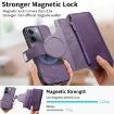 Vivo Y300+/Y200 Pro MagSafe RFID Anti-theft Leather Wallet Case Purple - 7