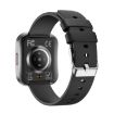 U17 1.85" Ultra-thin Curved Screen IP68 Sports Smart Watch - Black - 4