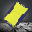 Samsung Galaxy Tab S10 FE+ Shockproof Silicone Case with Holder - Yellow/Green/Navy - 7