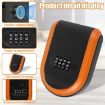 Magnetic Car Key Storage Box - Black Password Tool Case - 4