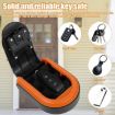 Magnetic Car Key Storage Box - Black Password Tool Case - 5