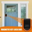 Magnetic Car Key Storage Box - Black Password Tool Case - 6