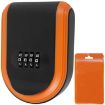 Orange Car Magnetic Password Box Key Tool Storage Case - 1