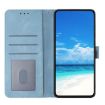 Samsung Galaxy S21+ 5G Leather Case, Rose Flower Embossed, Sky Blue - 4