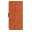 Samsung Galaxy S21+ 5G Brown Leather Case with Rose Flower Embossing - 3