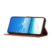 Samsung Galaxy S22 Ultra 5G Brown Rose Embossed Leather Phone Case - 9