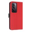 OPPO Reno12 Pro 5G Red Leather Phone Case with Hand Strap - 3