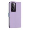OPPO Reno12 Pro 5G Purple Leather Case with Hand Strap - 3