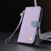 OPPO Reno12 Pro 5G Purple Leather Case with Hand Strap - 8
