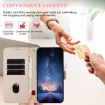 OPPO A5/A3 Global Metal Bow Leather Phone Case with Hand Strap Apricot - 6