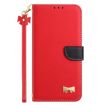 OPPO A40/A60 Red Leather Phone Case with Hand Strap - Global 4G - 2