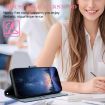 OPPO A55s 5G Japan Leather Phone Case with Hand Strap - Dark Blue - 5