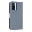 OPPO A77/A57 4G Leather Phone Case with Hand Strap - Light Blue - 3