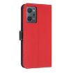 OPPO Reno7 A/Reno9 A Red Leather Phone Case with Metal Bow & Hand Strap - 3