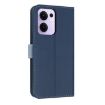 OPPO Reno13 F Global Dark Blue Leather Phone Case with Hand Strap - 3