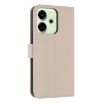 OPPO Reno14 Pro 5G Apricot Leather Case with Hand Strap - 3