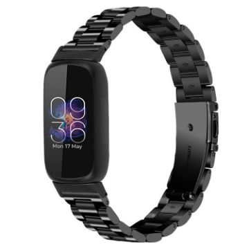 12mm xDfind Black Metal Watch Band - Three Beads Quick Release - 1