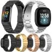 12mm xDfind Black Metal Watch Band - Three Beads Quick Release - 3