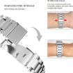 12mm Gold Metal Watch Band with Three Beads Quick Release - 5