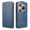 Huawei Pura 80 Pro 5G Blue Magnetic Flip Leather Phone Case with Buckle - 2