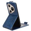 Huawei Pura 80 Ultra 5G Blue Magnetic Flip Leather Phone Case with Buckle - 4