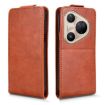 Huawei Pura 80 Ultra 5G Brown Magnetic Flip Leather Phone Case with Buckle - 2
