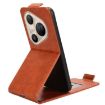 Huawei Pura 80 Ultra 5G Brown Magnetic Flip Leather Phone Case with Buckle - 4