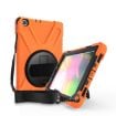 Samsung Tab A 8.0 (2019) T290/T295 Shockproof Case with Holder - Orange - 2