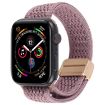 Magnetic Buckle Nylon Watch Band for Apple Watch 46/49/45/44mm - Smoky Purple - 1