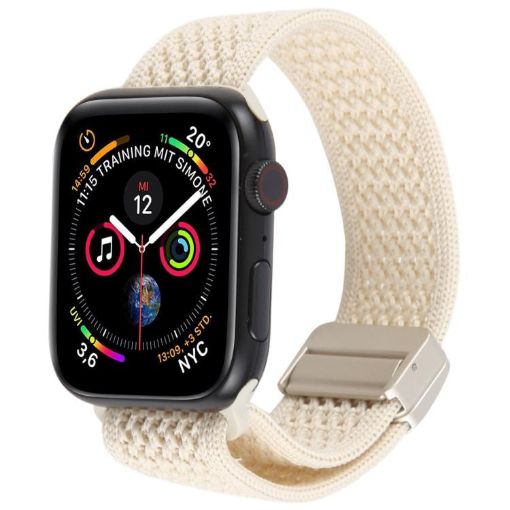 Apple Watch Band 46/49/45/44mm Magnetic Buckle Nylon Starlight Strap - 1