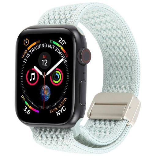 Apple Watch Band 42/41/40/38mm Magnetic Buckle Nylon Light Mint - 1