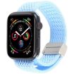 Apple Watch Band 42/41/40/38mm Magnetic Buckle Nylon Light Blue - 1