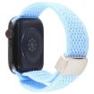 Apple Watch Band 42/41/40/38mm Magnetic Buckle Nylon Light Blue - 2