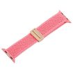Apple Watch Band 42/41/40/38mm Magnetic Buckle Nylon Pink Strap - 4