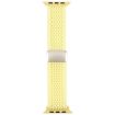 Magnetic Buckle Nylon Watch Band for Apple Watch 42/41/40/38mm Light Yellow - 3