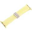 Magnetic Buckle Nylon Watch Band for Apple Watch 42/41/40/38mm Light Yellow - 4