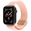 Apple Watch Band 42/41/40/38mm Magnetic Buckle Nylon - Dark Pink Sand - 1