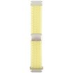 Light Yellow 18mm Magnetic Buckle Knitted Nylon Watch Band - 2