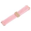 Bright Pink 18mm Magnetic Buckle Knitted Nylon Watch Band - Breathable - 4