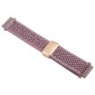 Magnetic Buckle Knitted Nylon Watch Band 20mm - Smoky Purple - 3