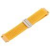 Magnetic Buckle Knitted Nylon Watch Band 20mm - Yellow-Orange - 4