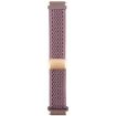 22mm Smoky Purple Magnetic Buckle Knitted Nylon Watch Band - 2