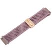 22mm Smoky Purple Magnetic Buckle Knitted Nylon Watch Band - 4