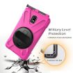 Shockproof Silicone + PC Case for Samsung Galaxy Tab Active 2 8.0 (Rose Red) - 6