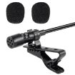 USB Lavalier Microphone for Laptop - 2m Length, Live Conference Recording - 3