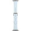 Apple Watch Band 42/41/40/38mm Silk Microfiber Leather - Blue - 3