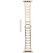 Apple Watch Band 42/41/40/38mm Ceramic Steel Gold White 18mm - 2