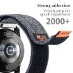 Kalebol 18mm Nylon Loop Denim Watch Band - Royal Blue Fastener - 5