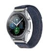 Kalebol 18mm Nylon Loop Fastener Denim Watch Band - Dark Grey - 1