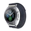 Kalebol 20mm Universal Nylon Loop Fastener Denim Watch Band Black - 1